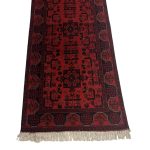297 x 77cm Handwoven Afghan Khal Mohammadi Runner Rug - Image 2