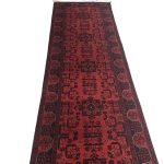 297 x 77cm Handwoven Afghan Khal Mohammadi Runner Rug - Image 3