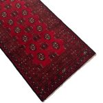 290 x 80cm Hand Knotted Afghan Akhche Wool Runner Rug - Image 2
