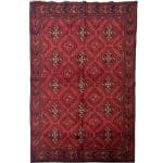 195 x 128cm Hand Knotted Afghan Turkmen Rug