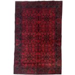204 x 127cm Hand Knotted Afghan Turkmen Rug