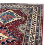 154 x 201cm Hand Made Afghan Shirwan Rug - Image 2