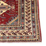 154 x 201cm Hand Made Afghan Shirwan Rug - Image 3