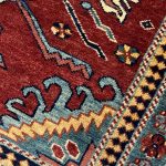 154 x 201cm Hand Made Afghan Shirwan Rug - Image 4