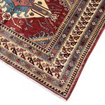 154 x 201cm Hand Made Afghan Shirwan Rug - Image 5