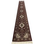 600 x 80cm Persian Mashad Design Machine Made – Red Runner Rug