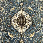 600 x 80cm Persian Design Machine Made – Blue Runner Rug - Image 8