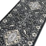 600 x 80cm Persian Design Machine Made – Grey Runner Rug - Image 2