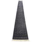 600 X 80cmBokhara Design Machine Made – Grey Runner Rug