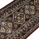 600 x 80cm Persian Shiraz Design Machine Made – Red Rug - Image 2