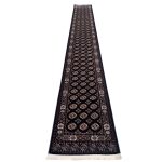 600 x 80cm Bokhara Design Machine Made – Navy Rug