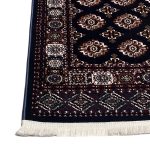 600 x 80cm Bokhara Design Machine Made – Navy Rug - Image 7