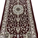 800 x 80cm Persian Kashan Design – Maroon Runner Rug - Image 4