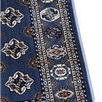 600 x 80cm Persian Bokhara Design – Blue Runner Rug - Image 4