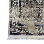 600 x 80cm Vintage Persian Design – Beige Dark Grey Runner Rug - Image 3