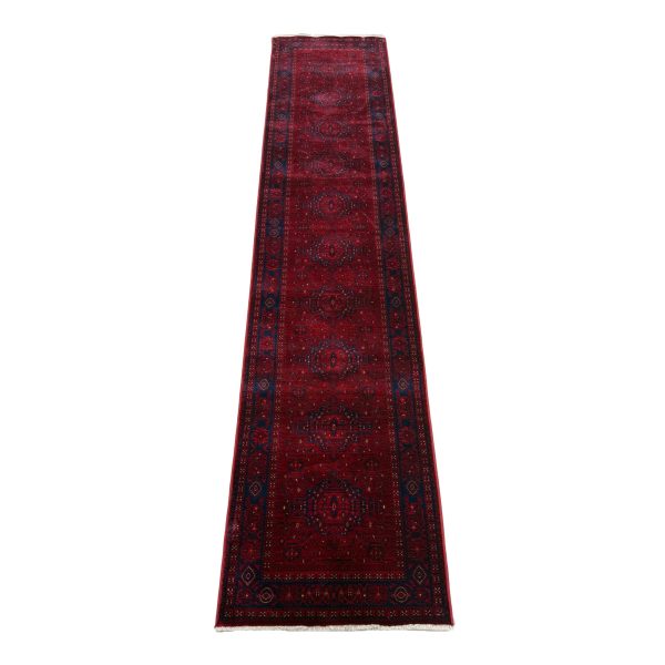 400 x 80cm Turkish Machine Made Turkmen Design Runner Rug