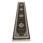 400 x 80cm Turkish Machine Made Mashad Design Runner Rug