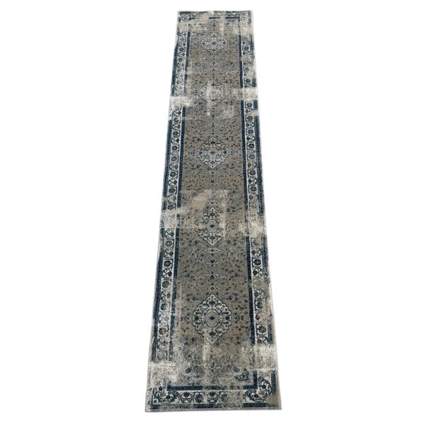 400 x 80cm Turkish Machine Made Vintage Design Runner Rug