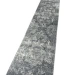 500 x 80cm Bosphorus Grey Vintage Design Runner Rug - Image 2