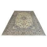 346 x 246cm Hand Knotted Persian Kashan Wool Rug - Image 3