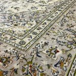 346 x 246cm Hand Knotted Persian Kashan Wool Rug - Image 7