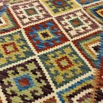 187 x 82cm Hand Woven Afghan Kilim Chobi Runner Rug - Image 2