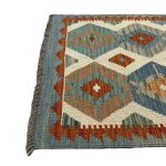 299 x 80cm Beautiful Hand Woven Afghan Kilim Chobi Runner Rug - Image 2
