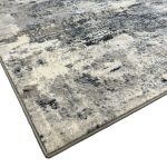 230 x 160cm Plain Modern Design – Grey Navy Rug - Image 5