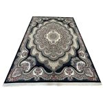 400 x 300cm Persian High Quality – Navy Grey Rug - Image 3