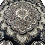 400 x 300cm Persian High Quality – Navy Grey Rug - Image 4