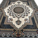 400 x 300cm Imperial Persian High Quality – White Navy Rug - Image 2