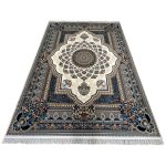 400 x 300cm Imperial Persian High Quality – White Navy Rug - Image 4