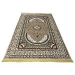 340 x 240cm Machine Made Beige Persian Kashan Design Rug - Image 2