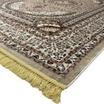 340 x 240cm Machine Made Beige Persian Kashan Design Rug - Image 5