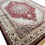 340 x 240cm Machine Made Red Beige Persian Design Rug - Image 3
