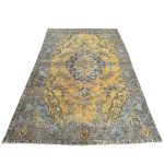 310 x 200cm Tabriz Hand Knotted Ultra Vintage Persian Rug - Image 7
