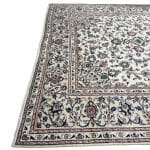 352 x 241cm Hand Knotted Persian Ivory Kashan Wool Rug - Image 6