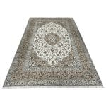 356 x 254cm Hand Knotted Persian Ivory & Brown Ardakan Wool Rug - Image 2