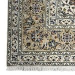 356 x 254cm Hand Knotted Persian Ivory & Brown Ardakan Wool Rug - Image 5