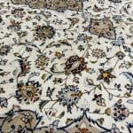 356 x 254cm Hand Knotted Persian Ivory & Brown Ardakan Wool Rug - Image 7