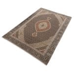 282 x 190cm Persian Antique Tabriz Mahi Woolen Silk Rug - Image 3