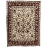 270 x 198cm Hand Knotted Mashad Afshar Woolen Rug