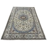 290 x 200cm Hand Knotted Imperial Ivory Nain Silk And Wool Rug - Image 2