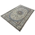 290 x 200cm Hand Knotted Imperial Ivory Nain Silk And Wool Rug - Image 3