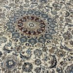 290 x 200cm Hand Knotted Imperial Ivory Nain Silk And Wool Rug - Image 6