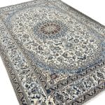 290 x 200cm Hand Knotted Imperial Ivory Nain Silk And Wool Rug - Image 8