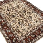 270 x 198cm Hand Knotted Mashad Afshar Woolen Rug - Image 6