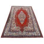304 x 203cm Persian Sarough Floral Red Woolen Rug - Image 2