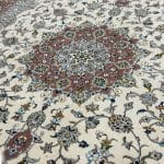 300 x 200cm Hand Knotted Mashad Floral Silk And Wool Rug - Image 5