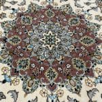 300 x 200cm Hand Knotted Mashad Floral Silk And Wool Rug - Image 6